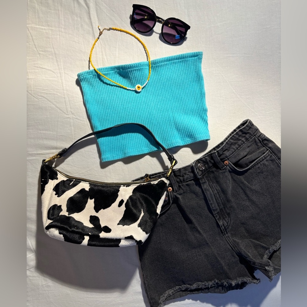 Urban Outfitters Aqua Tube Top